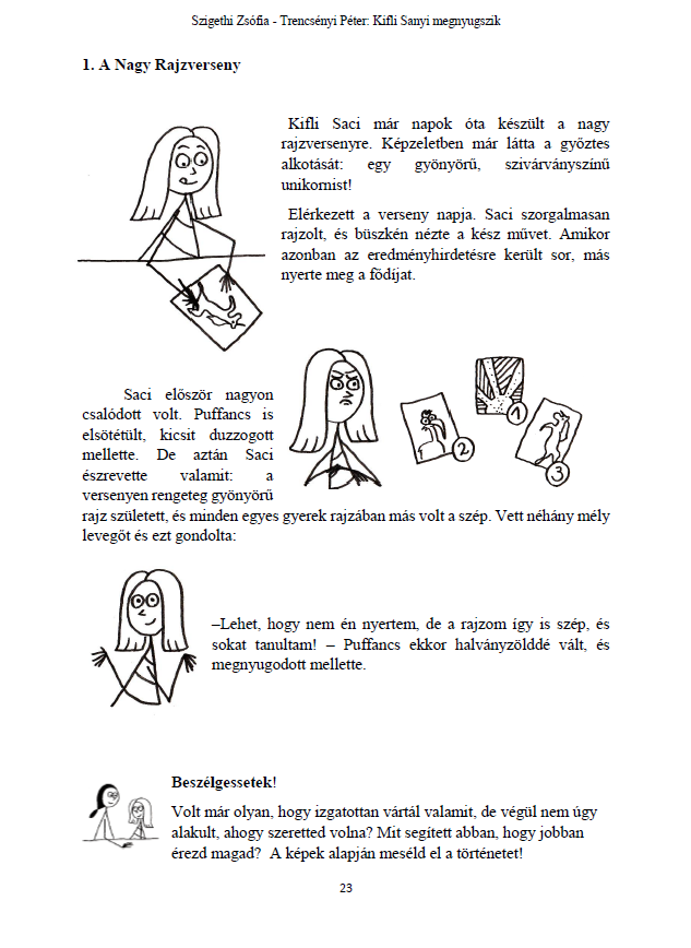 Kifli Sanyi megnyugszik online kiadvány