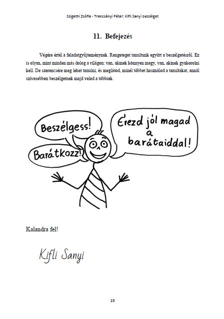 Kifli Sanyi beszélget Online kiadvány