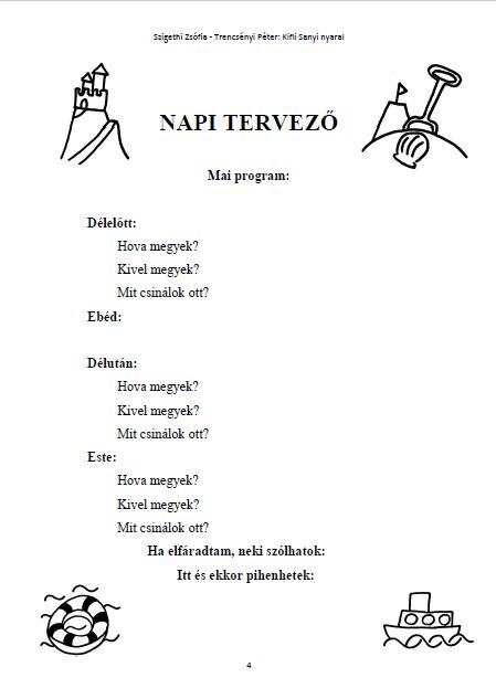 Kifli Sanyi nyaral Online kiadvány